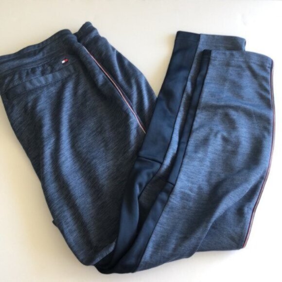 Tommy Hilfiger Sport Men’s Wear Out JOGGER Blue Strip Medium - Picture 1 of 8